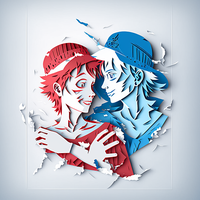 Art of Friendship - Luffy & Nami