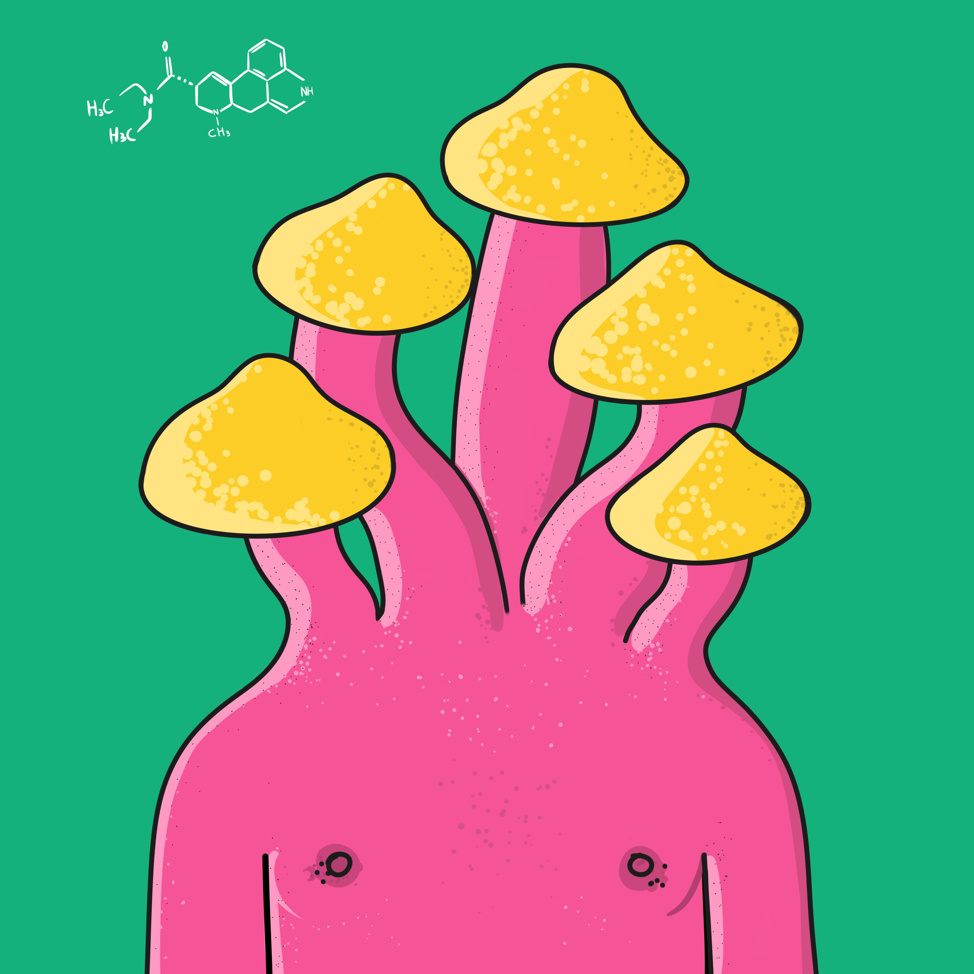 Lysergic Mushroom #011