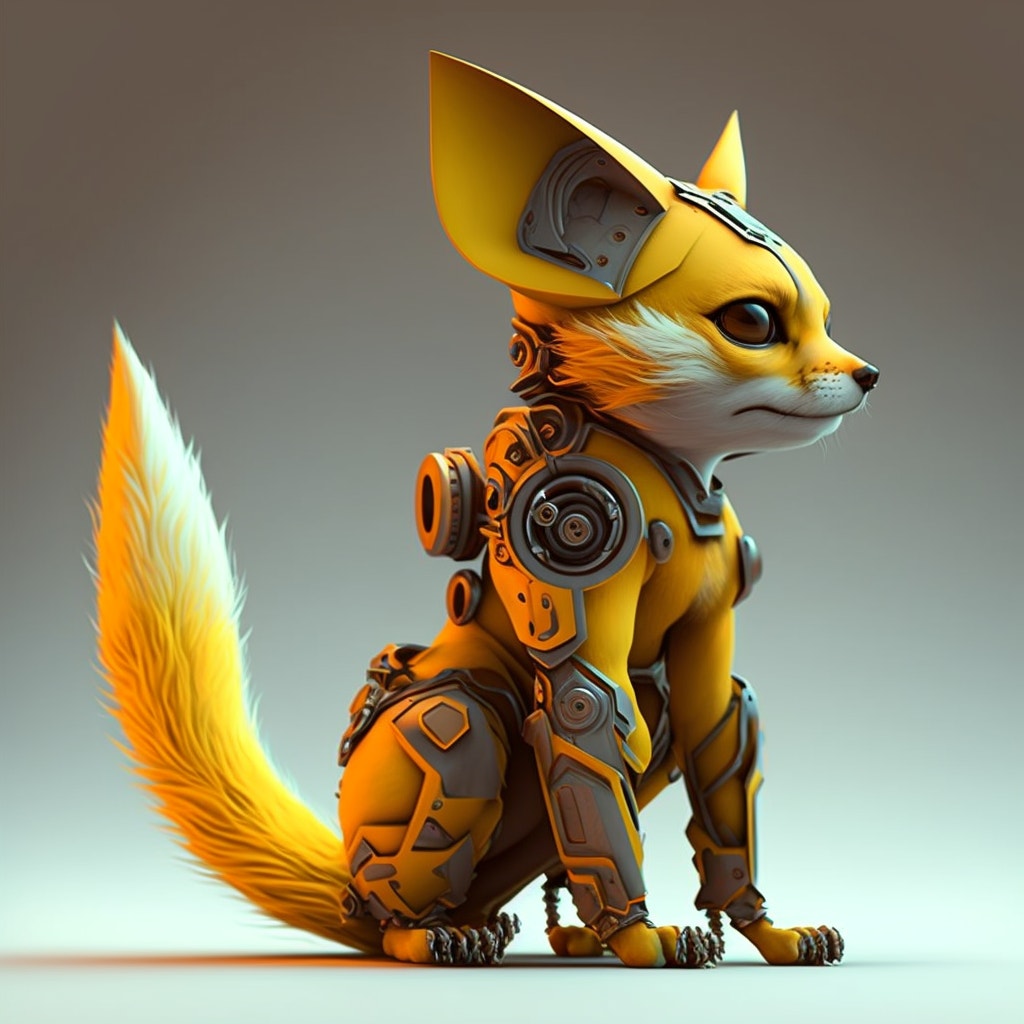 Fox Robot #01 - Epic Exchange Art