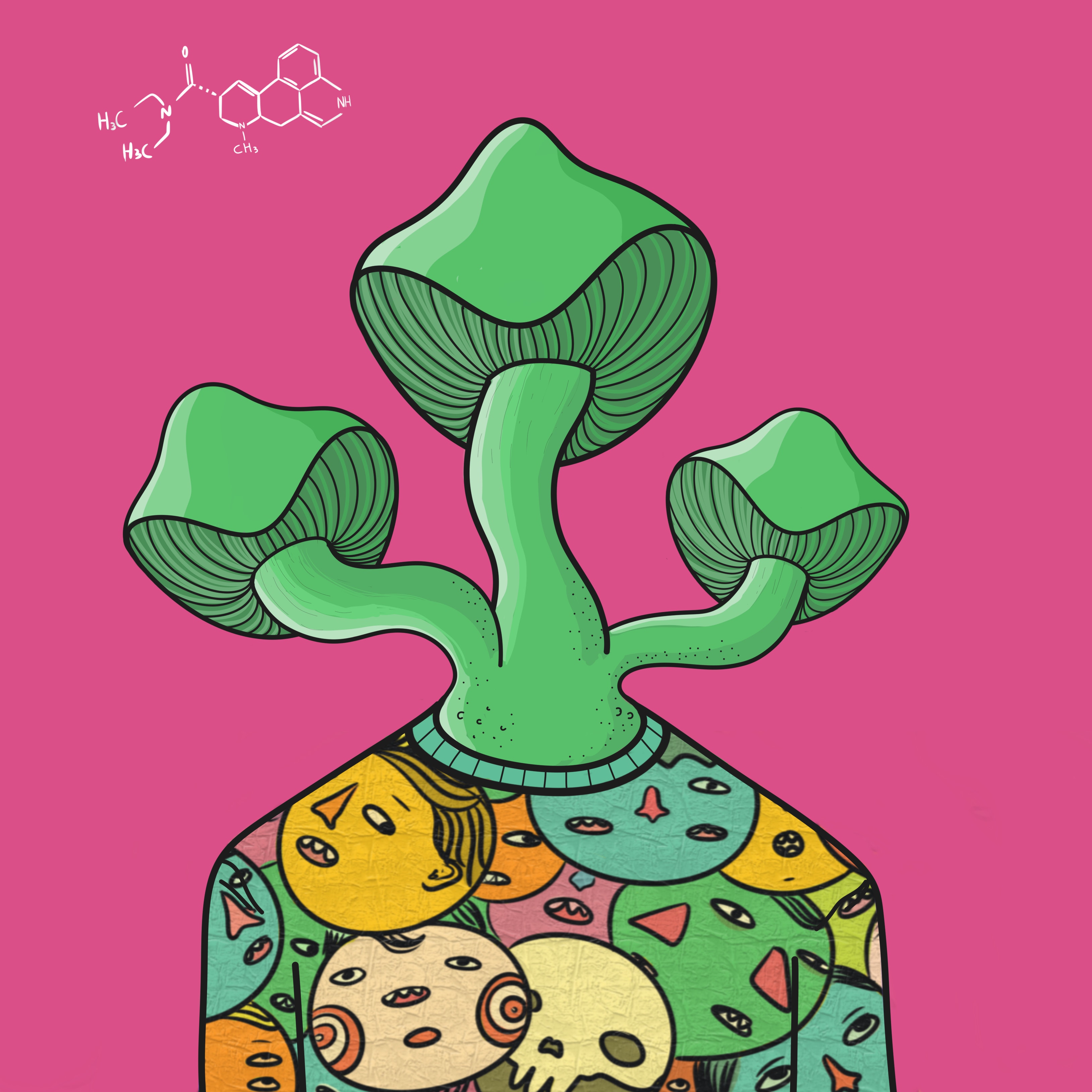 Lysergic Mushroom #002
