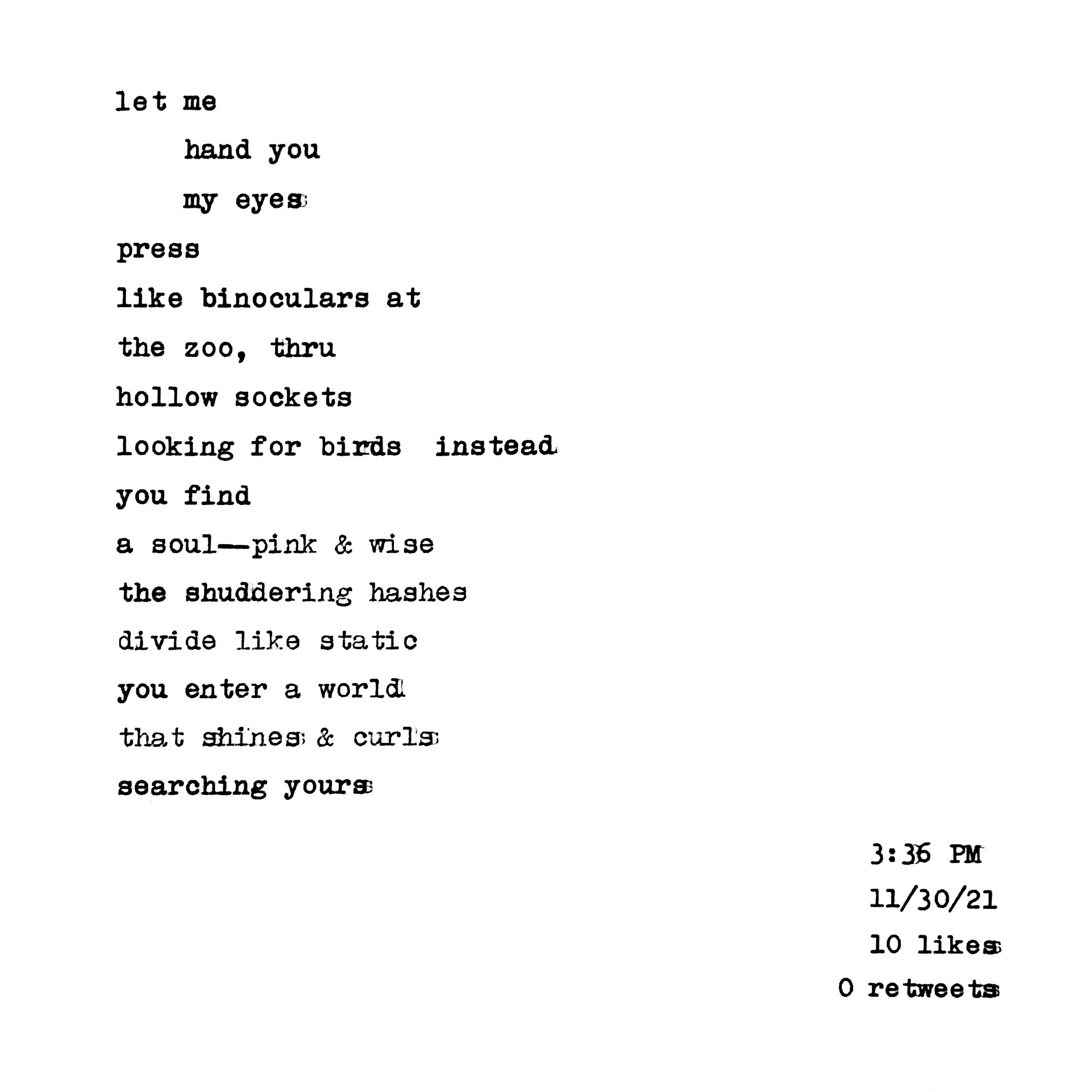 Typewriter Poem #7