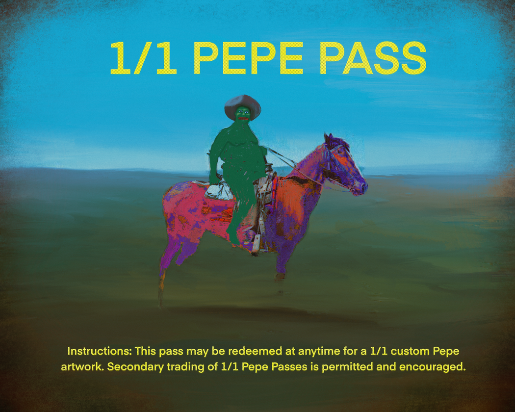 1/1 Pepe Pass