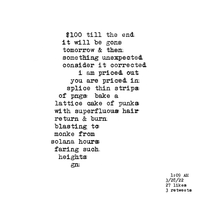 Typewriter Poem #33