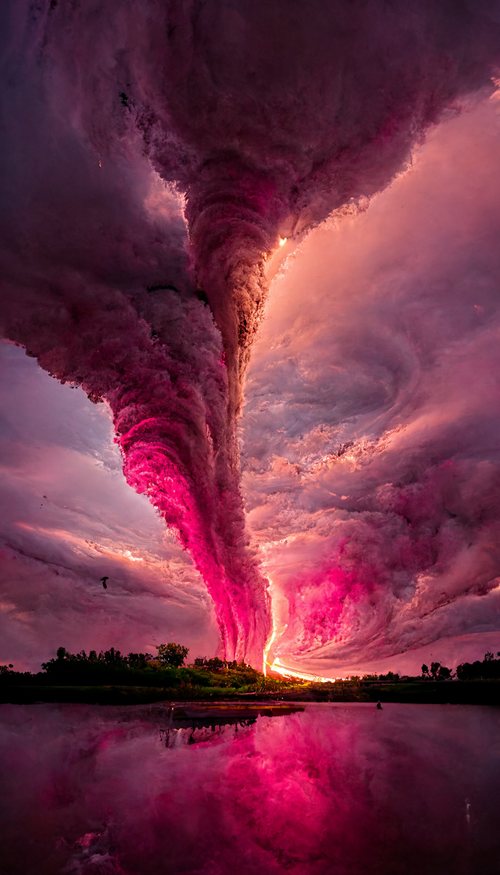 Pink tornado