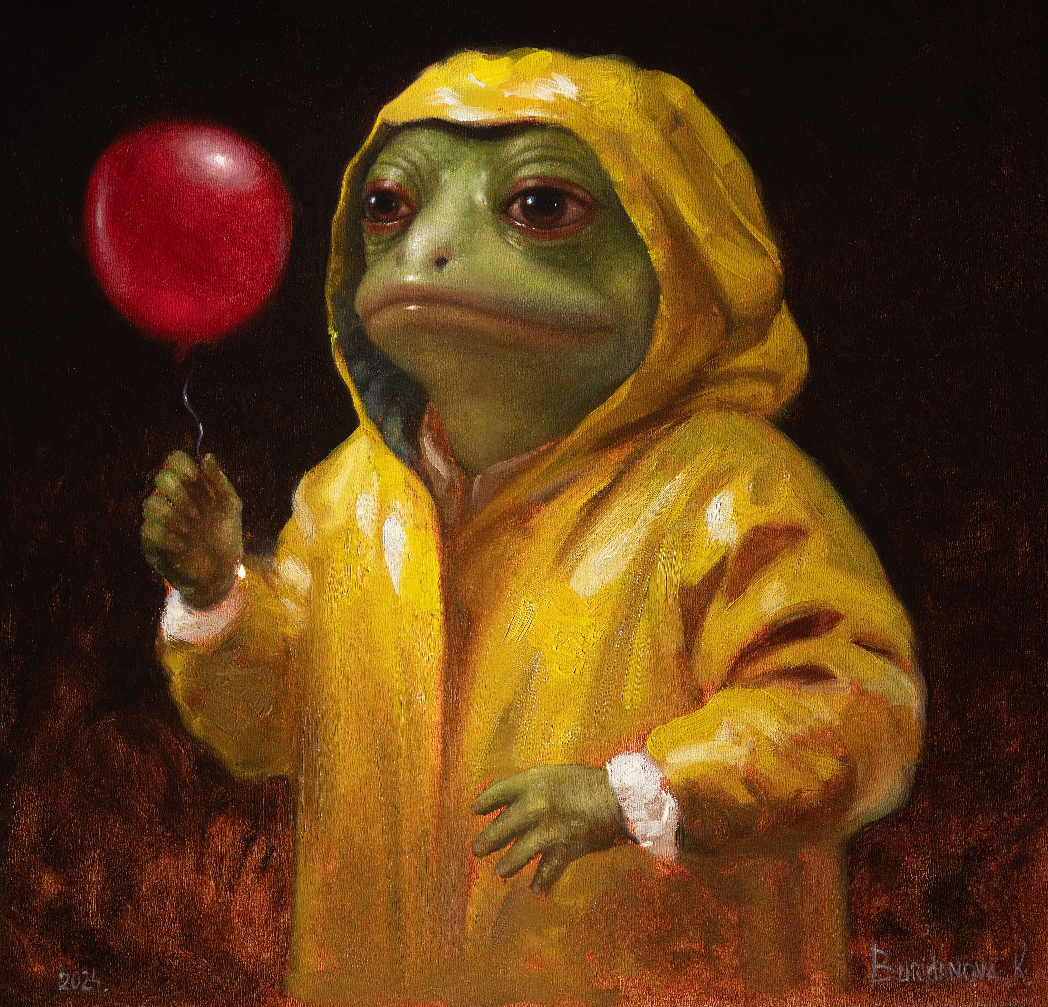 Pepe in a Yellow Raincoat (#2)