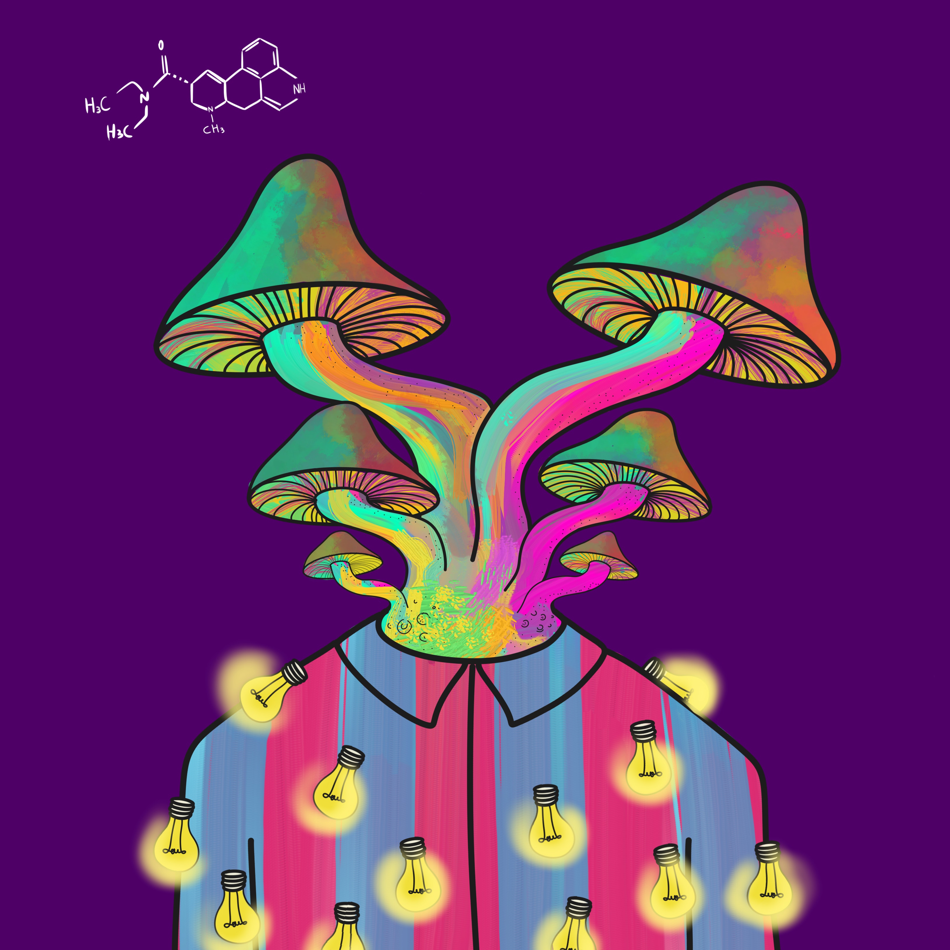 Lysergic Mushroom #004