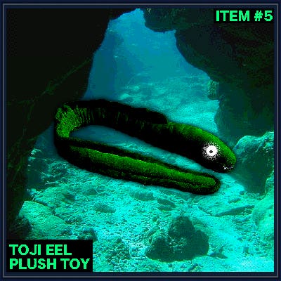 #5 - Toji Eel Plush Toy
