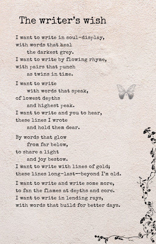 A Writer's Wish
