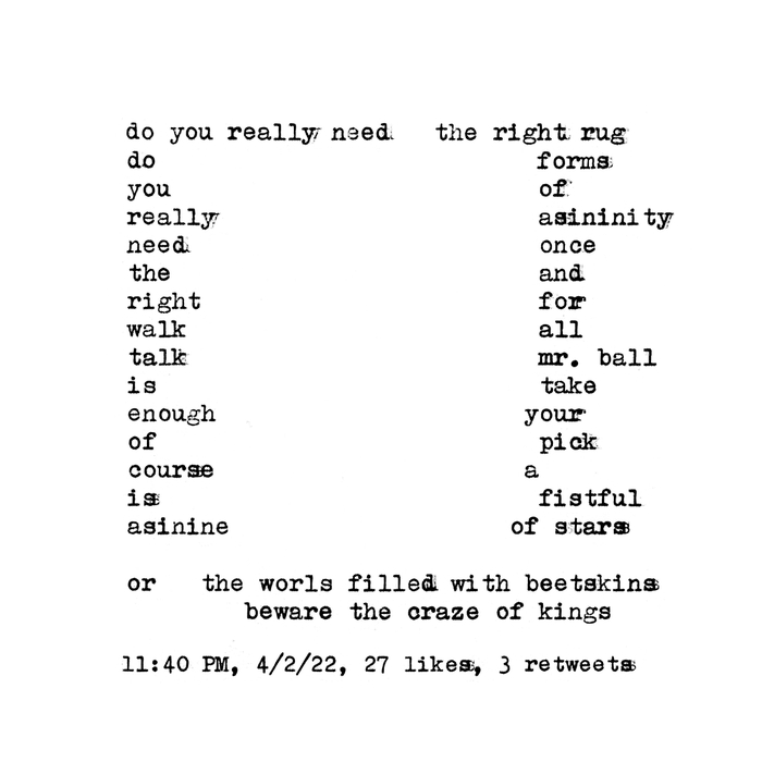Typewriter Poem #37
