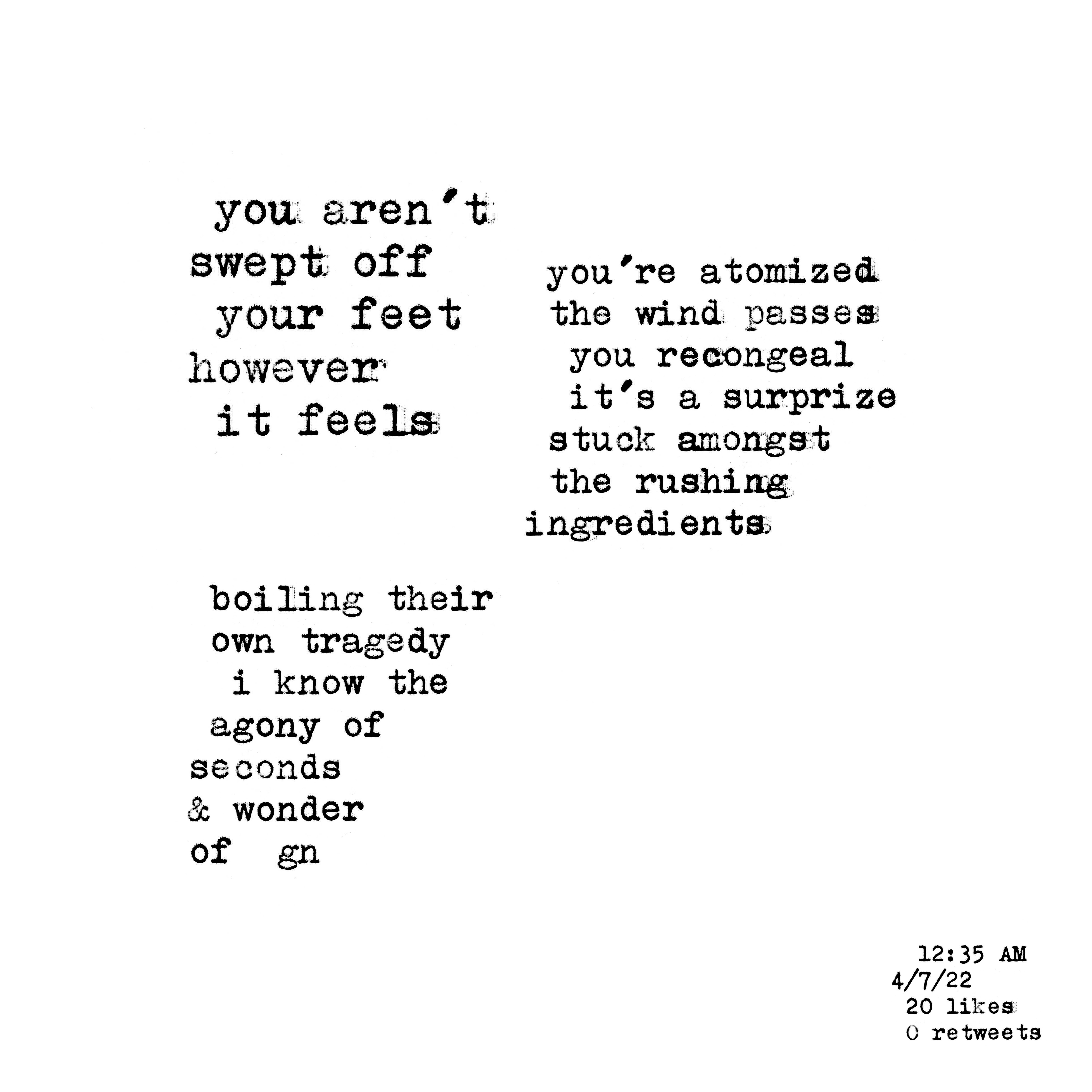 Typewriter Poem #42