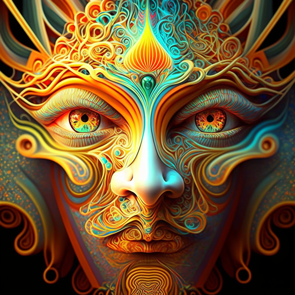 The Man Psychedelic Exchange Art