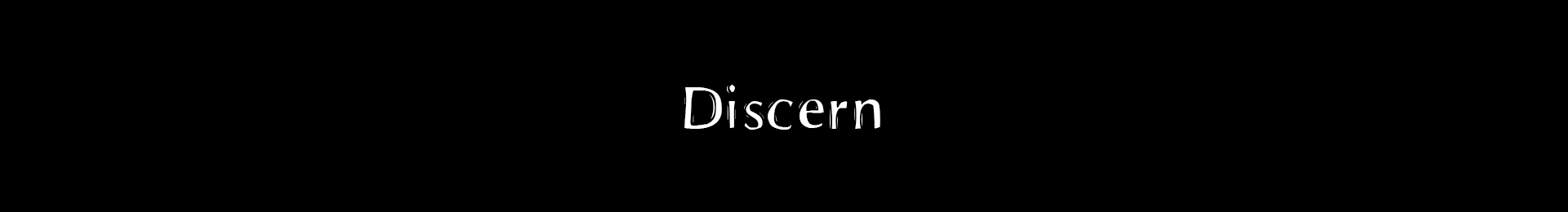 Discern banner