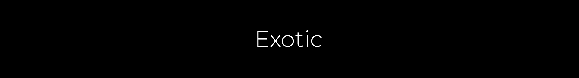 Exotic banner
