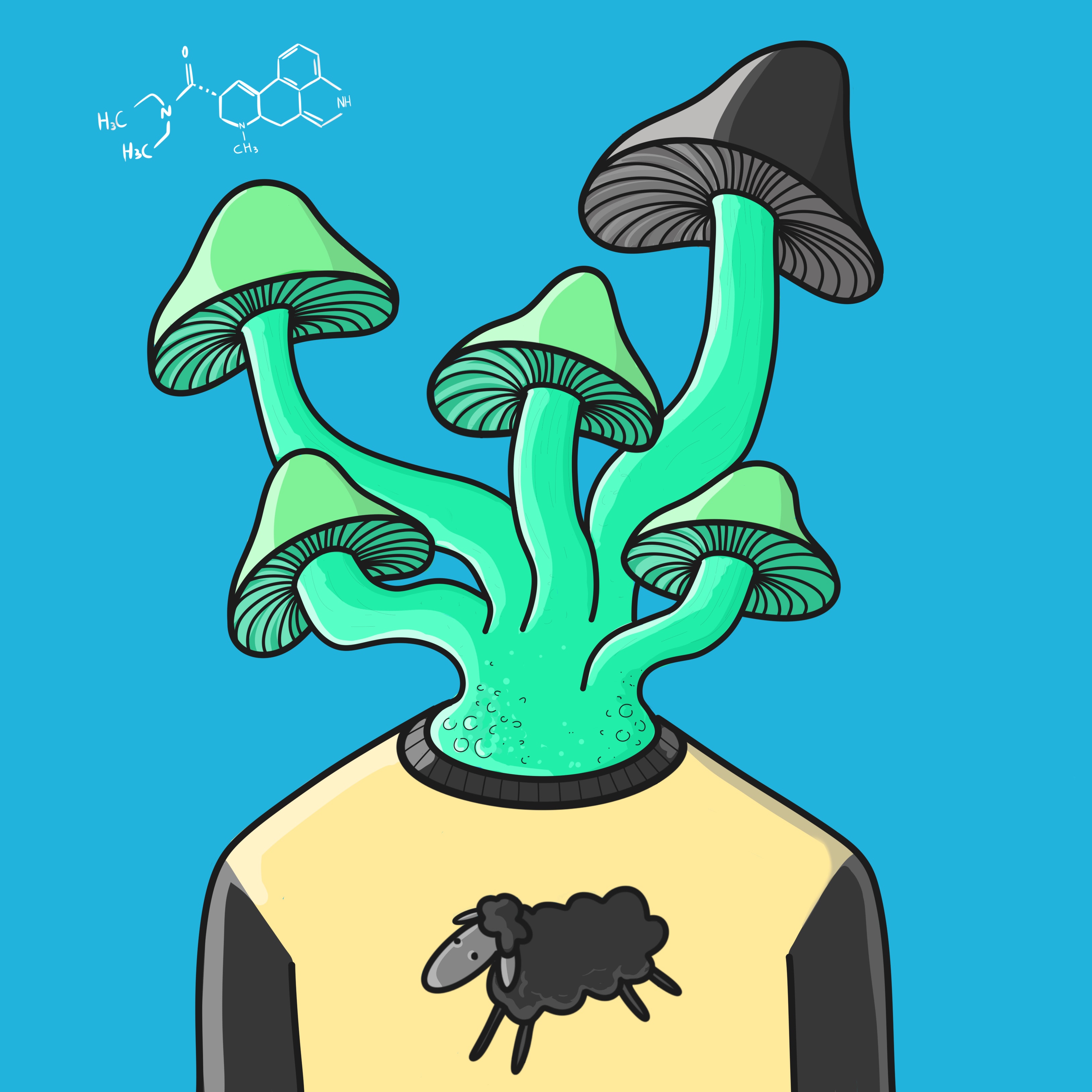 Lysergic Mushroom #016