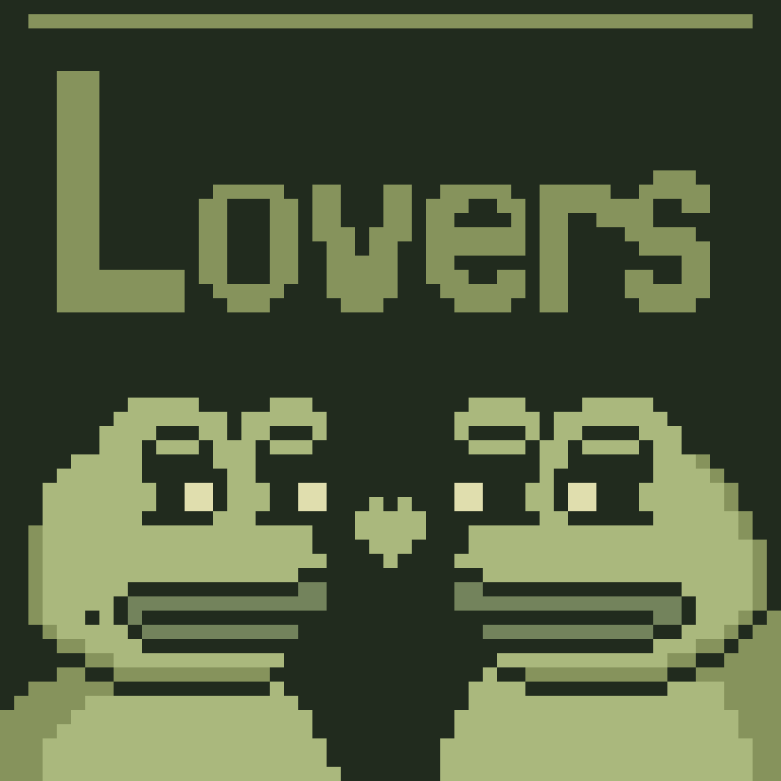 Lovers - Retro Frog #005