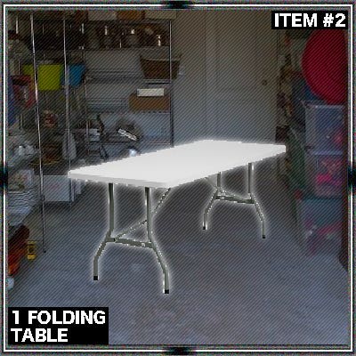 #2 - 1 Folding Table