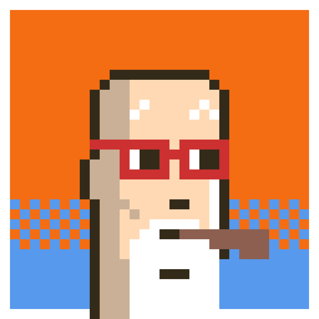 Master Roshi - Retro Punks #106 - DaneliArtist | Exchange Art