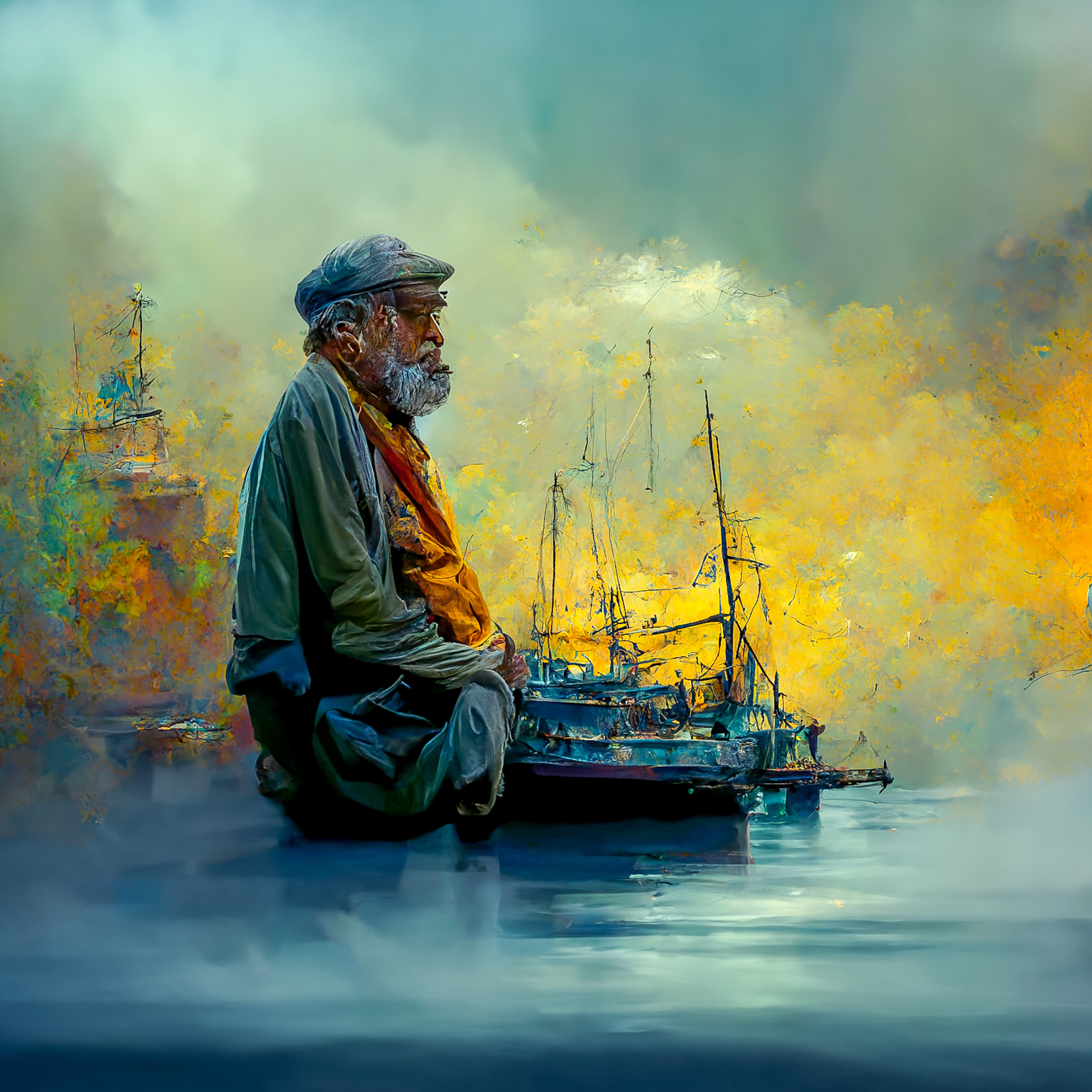The Lonely Fisherman