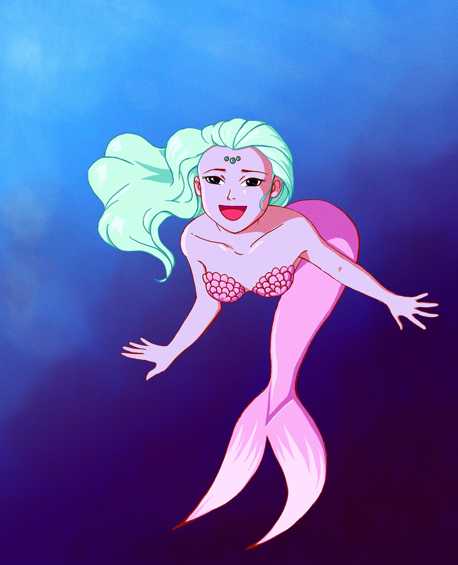 Mystical Mermaid Pink
