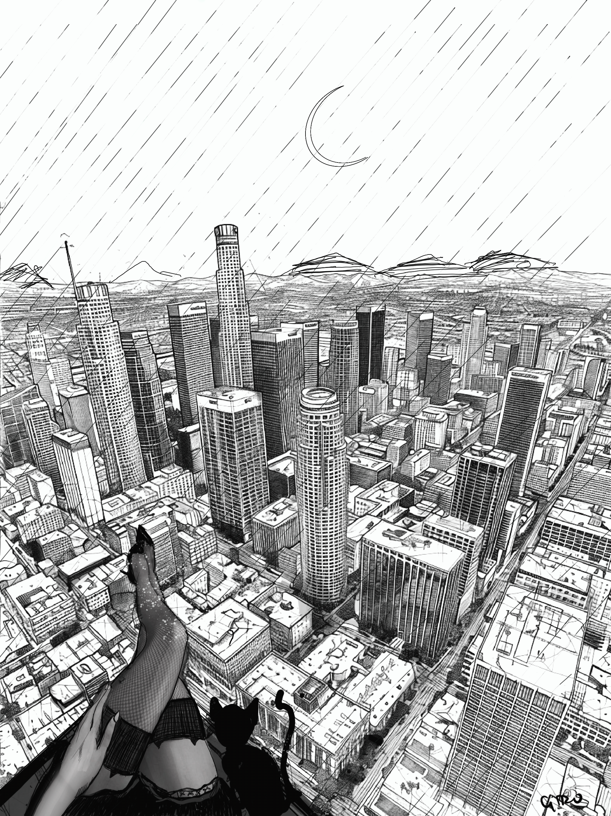 Plastic Rain in L.A