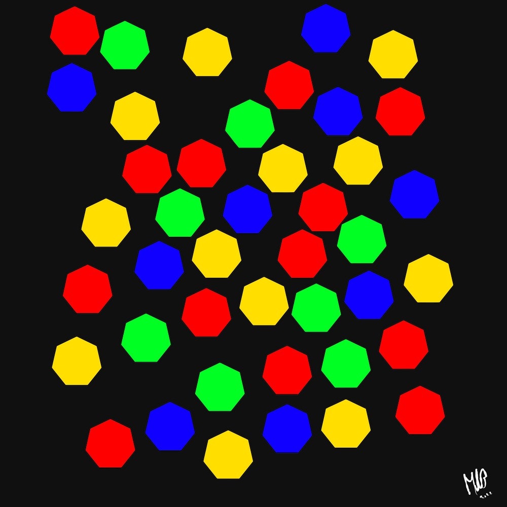 random hexagonal blast 2