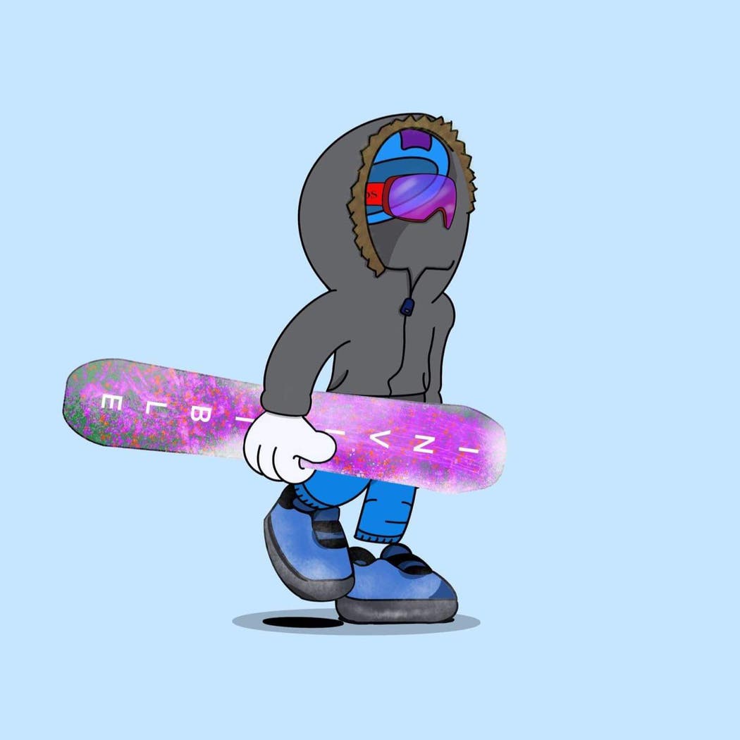Invisible Snowboard Friend